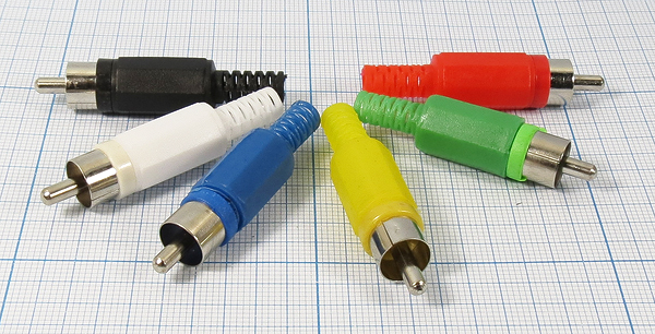 шт RCA\каб\кр\\пл\Ni\[тюльпан]\