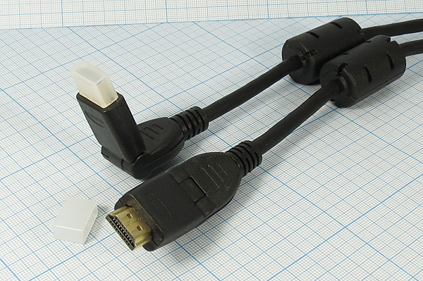 шнур шт HDMI-шт HDMI\1,5м\Au/пл\глб\фильтр\поворот шнур шт HDMI-шт HDMI\1,5м\Au/пл\глб\фильтр\поворот