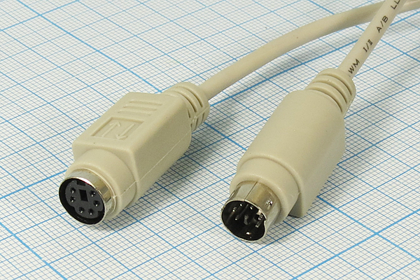 шнур шт miniDIN 6P-гн miniDIN 6P\1,8м\ шнур шт miniDIN 6P-гн miniDIN 6P\1,8м\