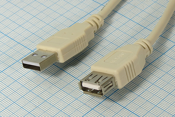 шнур шт USB A-гн USB A\5м\\сер/пл\сер\REX18-1117 шнур шт USB A-гн USB A\5м\\сер/пл\сер\REX18-1117