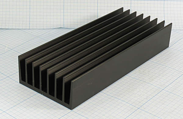 охладитель 200x 80x 36\F28\\Al\чер\BLA161-200\