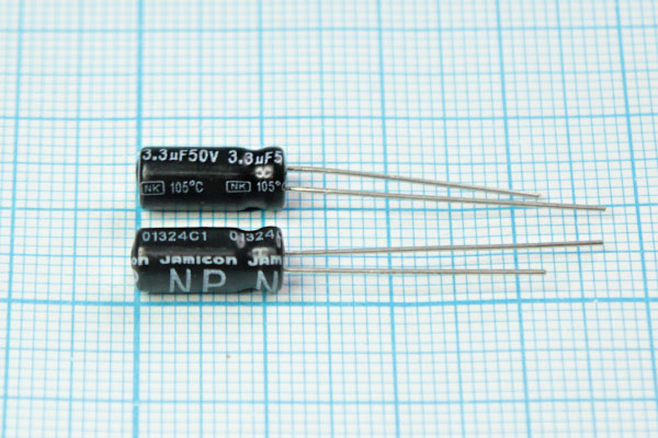 кэ     3,3\ 50\ 5x11\20\+85C\Al\2L\NKR\JAMICON NP