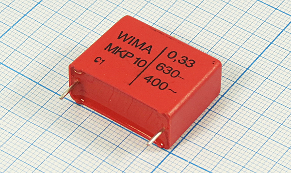 к 0,33 мкФ\ 630\26x11x20\\\PP\2P\MKP10\WIMA к 0,33 мкФ\ 630\26x11x20\\\PP\2P\MKP10\WIMA