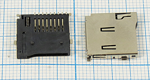 держ карт SD micro\ 9C4Cэкр\\SMD\\micro SD-9Eэкр