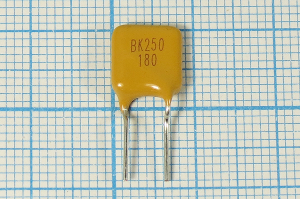 пред вост PPTC\0,18А\250В~\3 Ом\11x5x15\BK250 пред вост PPTC\0,18А\250В~\3 Ом\11x5x15\BK250